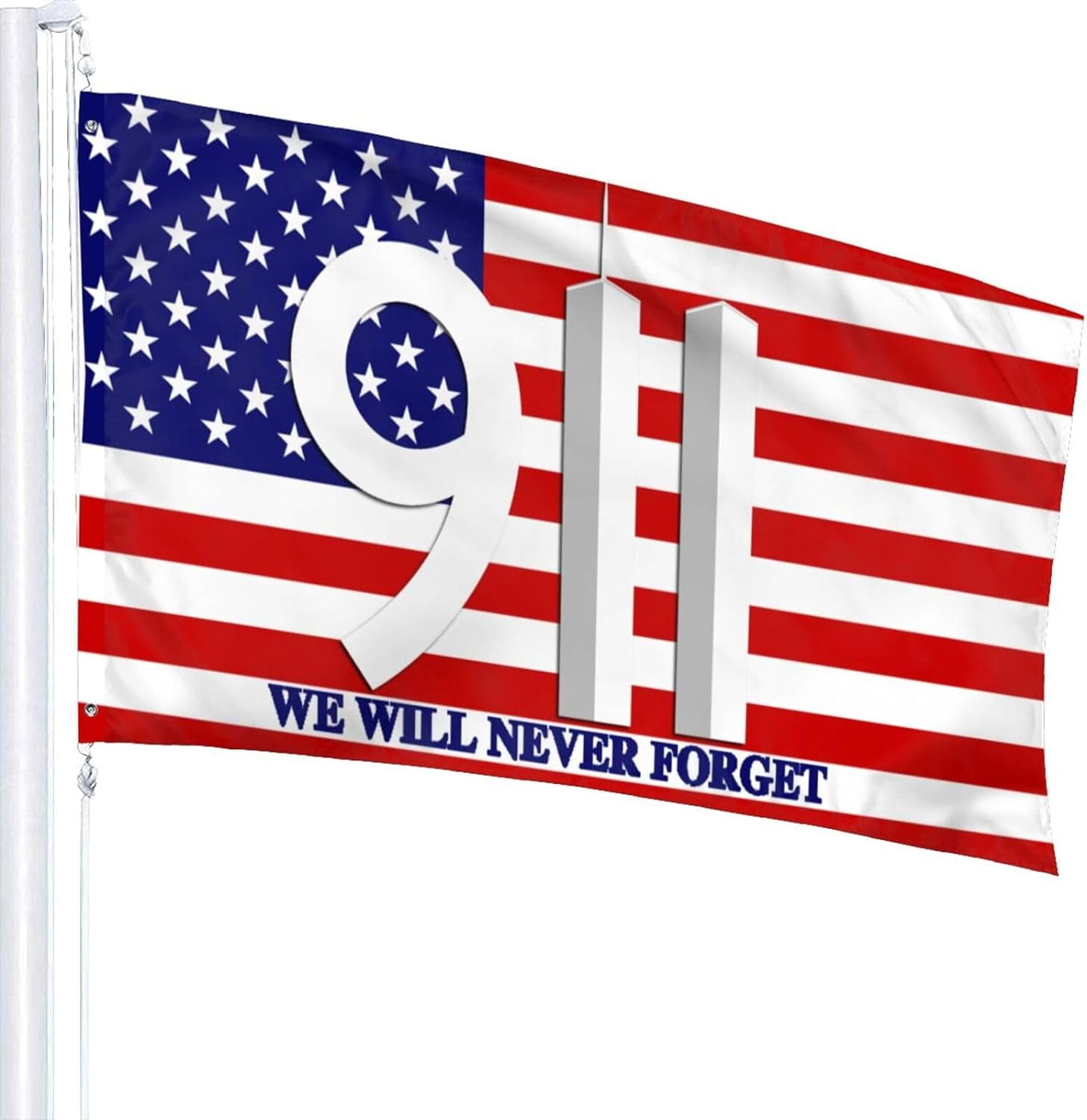 Outdoor -3x5ft Flag 9/11 We- Will Never Forget Flag September- 11 Flag ...