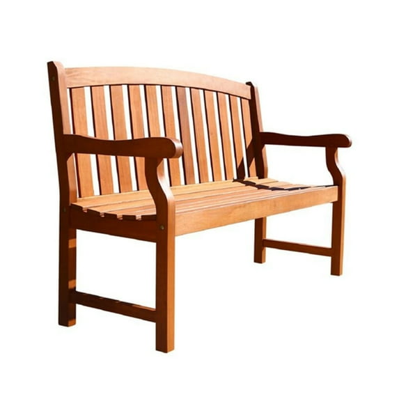 Outdoor 4-foot Wood Marley Bench