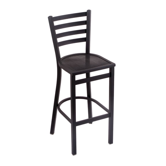 Outdoor 400 Jackie 30" Bar Stool with Black Wrinkle Finish
