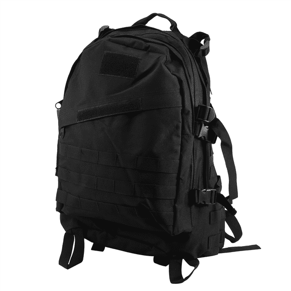 Outdoor 40L 600D Waterproof Oxford Cloth Rucksack Backpack Bag Camouflage Sports Travelling Hiking Bag Black,1x Backpack,Black