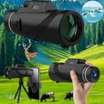 thumbnail image 1 of Outdoor 40x HD Monocular Telescope With Tripod And Phone Bracket, Compact Lightweight Build, Wide‑Angle View, Fully Coated Lens, Travel‑Ready, Bird Watching, Sports, Hiking, Concerts, Exploration, 1 of 9