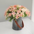 thumbnail image 1 of Outdoor 5-Branch 10-Head Daisy Silk Flower Bouquet, Street Planter Décor, 1 of 5