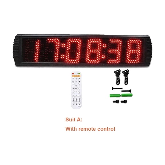 Outdoor 5'' Large Led Stopwatch Time Display Countdown Timer Digital Sports Race Timing Clock/Tripod