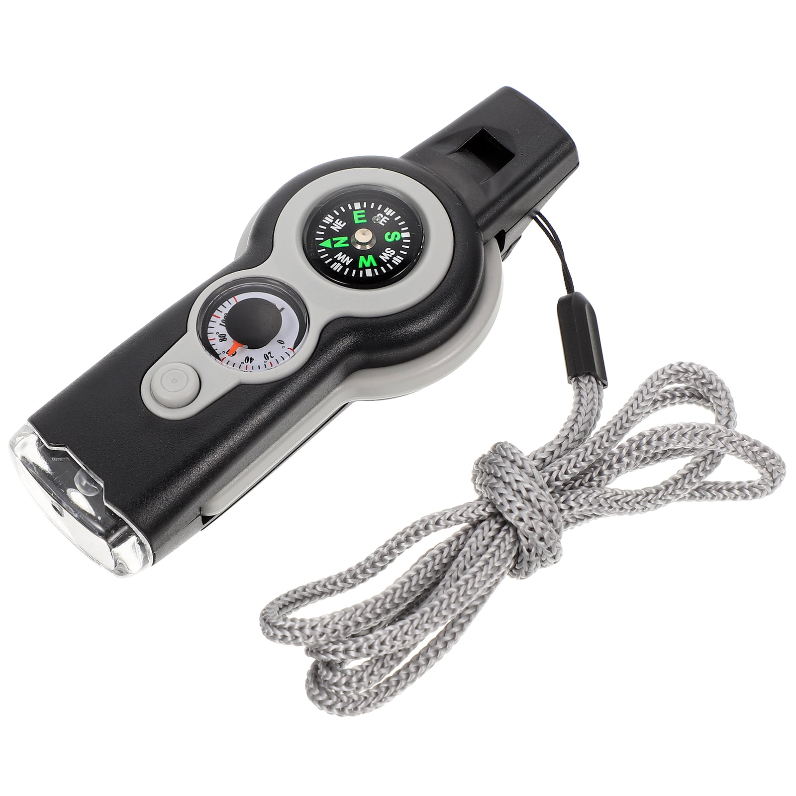 Outdoor 7-In-1 Survival Whistles Compass Thermometer Emergency Whistles