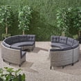 thumbnail image 1 of Outdoor 8 Seater Sofa,MODULAR HALF-CIRCLE DESIGN, 1 of 6
