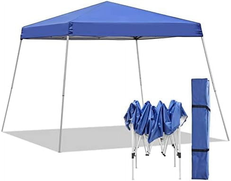 8 X 10 ft Blue Pop up Outdoor Canopies Waterproof