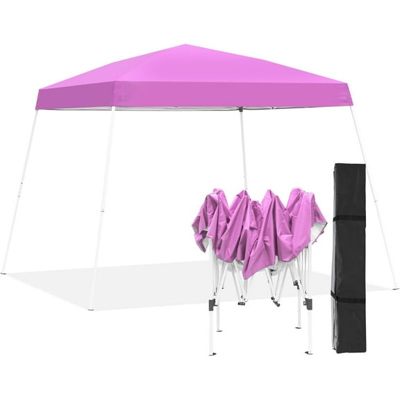 Outdoor 8x8 Ft Pop Up Canopy Tent,Portable Instant Folding Shelter Gazebos, Patio Canopy with Carrying Bag, White.