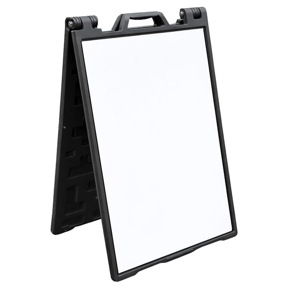Outdoor A-Frame Sandwich Sign Board 28x22 Double-Sided Waterproof Sign with Water-Filled Base, Portable Sidewalk Display for Restaurants, Shops, Advertising and Promotional Events