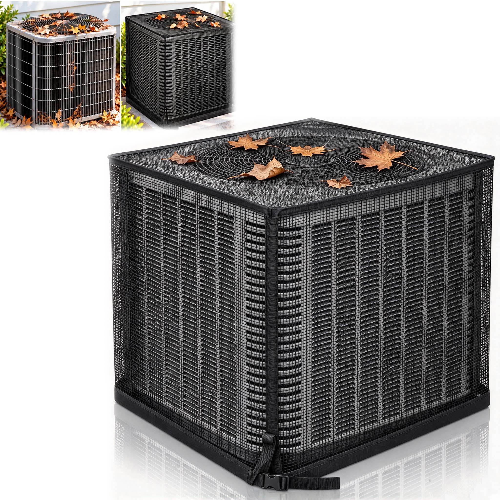 Outdoor AC Cover,Air Conditioner Heavy Duty All-Season,Nylon Netting ...