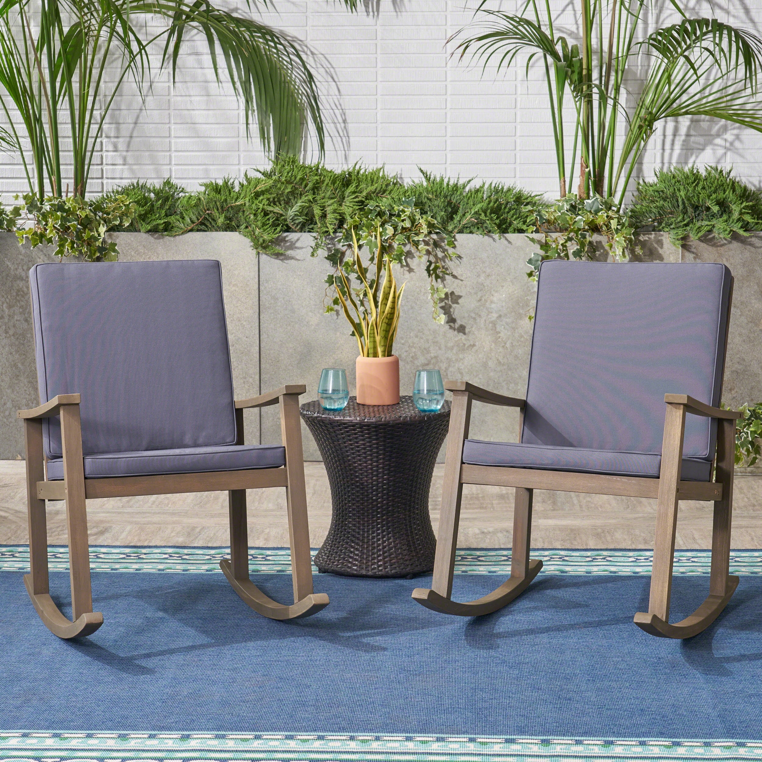 Outdoor Rocking Chair Sets in Outdoor Rocking Chairs