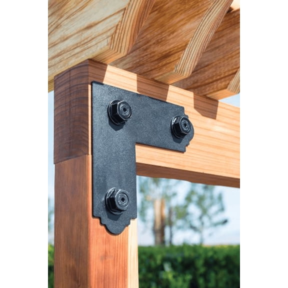Outdoor Accents Flat L Strap Tie - Pack of 12  Residential Use, Standard Application