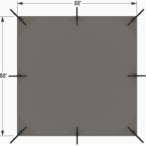 Outdoor Product - Outdoor Accents HDPE Fabric Framing Angle - Pack of 4 Residential Use, Standard Application