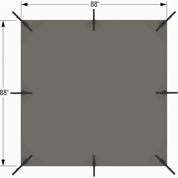 Outdoor Accents HDPE Fabric Framing Angle - Single Pack  Residential Use, Standard Application