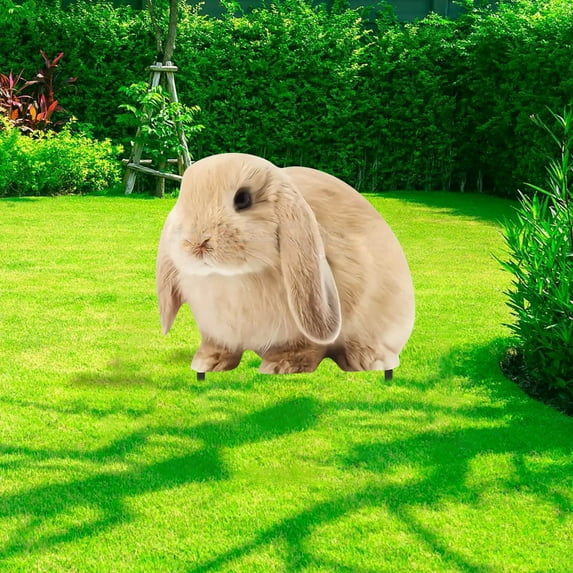 Outdoor Acrylic Garden Stakes Realistic Animal Figurines for and Yard Decoration Easter Decoration