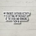 thumbnail image 1 of Outdoor Activity Funny Sticker | Sarcastic Vinyl Decal for Laptop, Water Bottle, Tumbler | Humor Gift, Snarky Sticker (5x5inches), 1 of 7