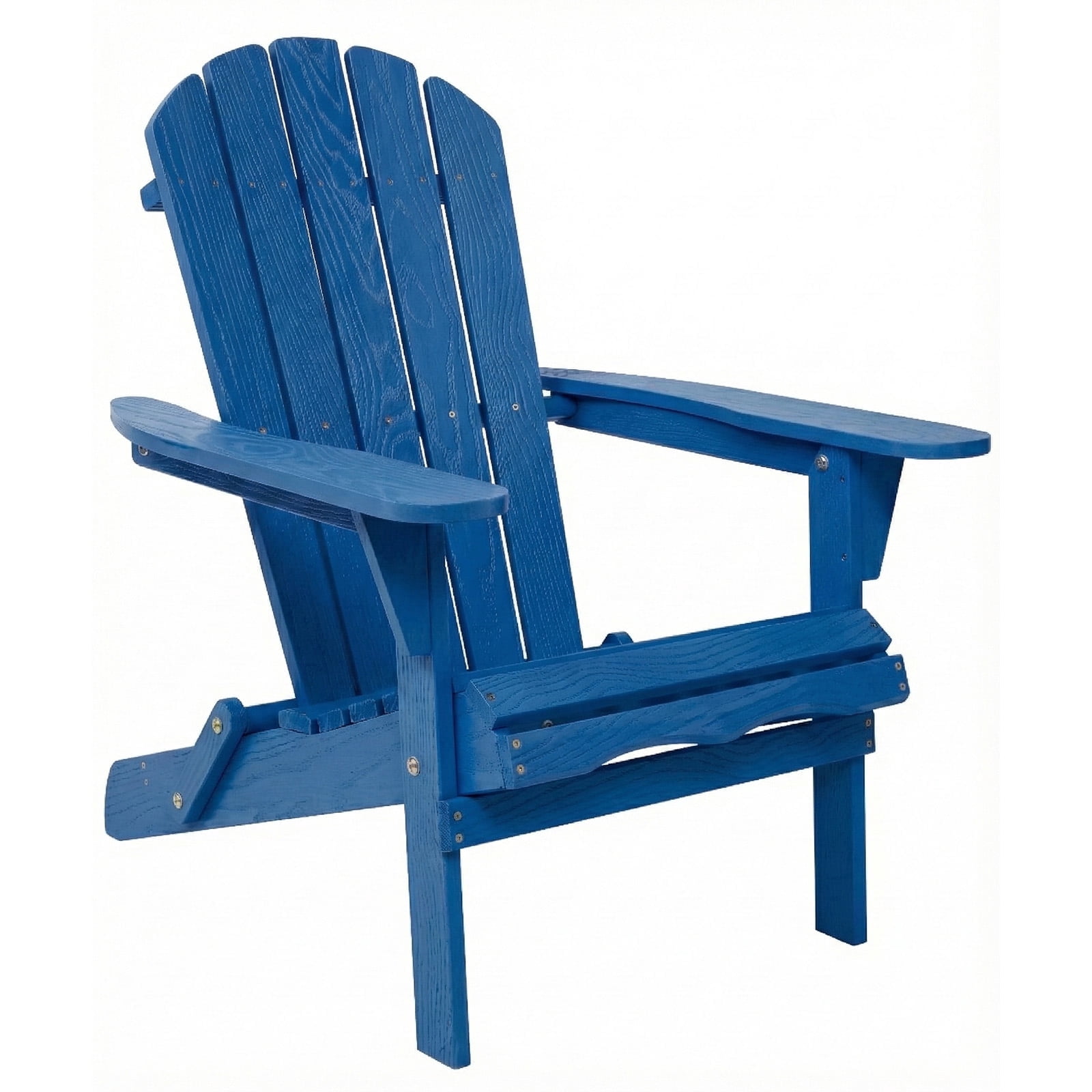 Outdoor Adirondack Chair,All-Weather Fire Pit Chairs, Outdoor Wood Lawn Chair for Patio Garden (Navy Blue)