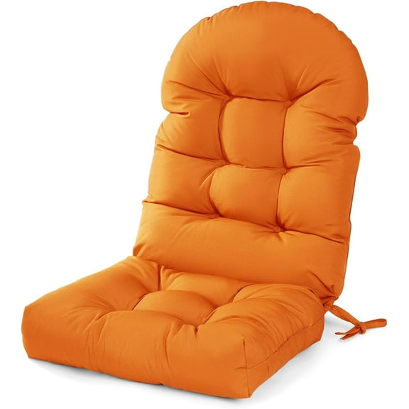 Outdoor Adirondack Chair Cushion High Weather Resistant Tufted Waterproof Lounge Cushion Anti-Slip Thickened High Back Patio Seat Pads