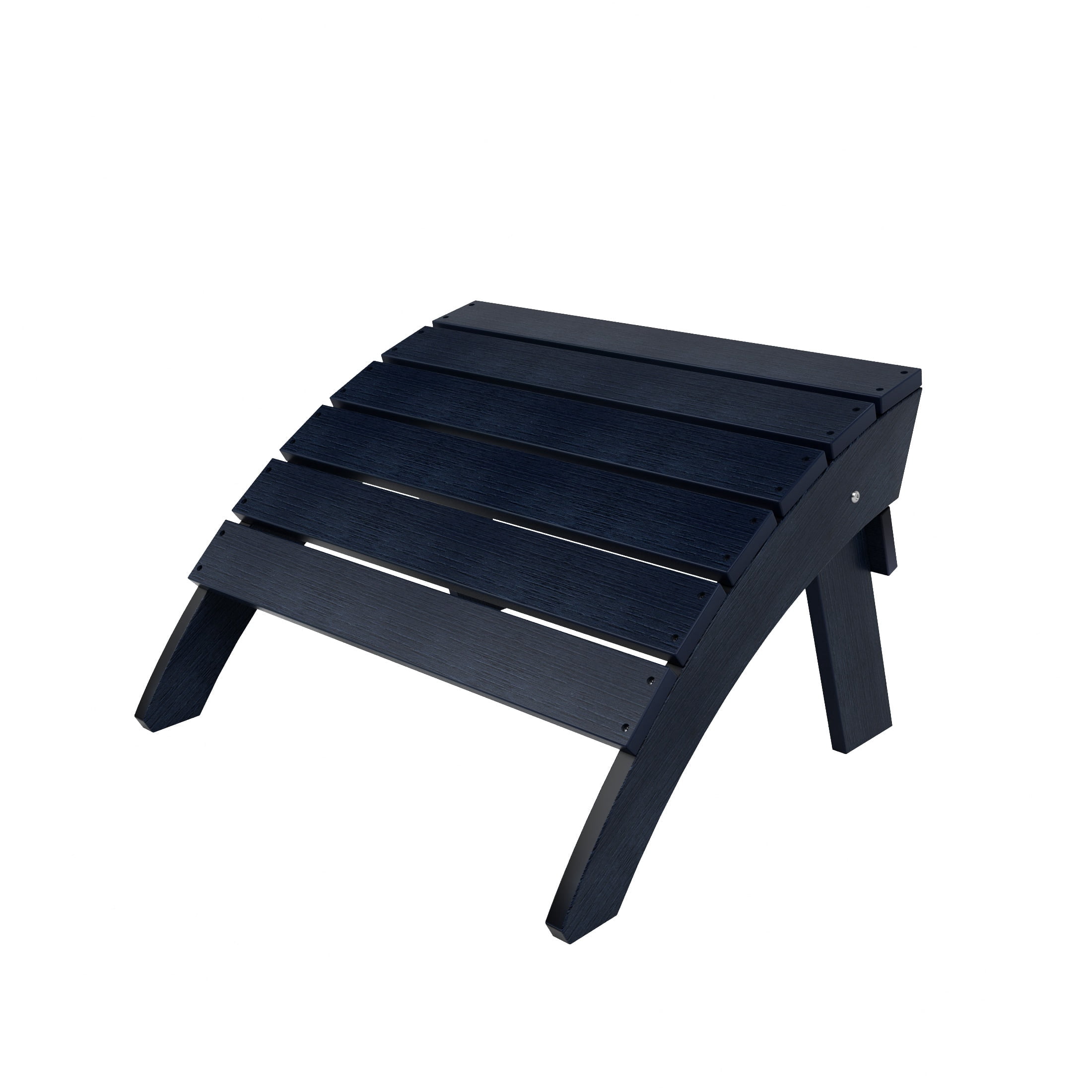 Outdoor Adirondack Chair Folding Ottoman, Navy