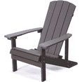 thumbnail image 1 of Outdoor Adirondack Chair, Plastic Fire Pit Chair, Weather Resistant Folding Patio Lawn Chair for Outside Deck Garden Backyard Balcony, 1 of 7