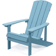 thumbnail image 1 of Outdoor Adirondack Chair, Plastic Fire Pit Chair, Weather Resistant Folding Patio Lawn Chair for Outside Deck Garden Backyard Balcony, 1 of 7