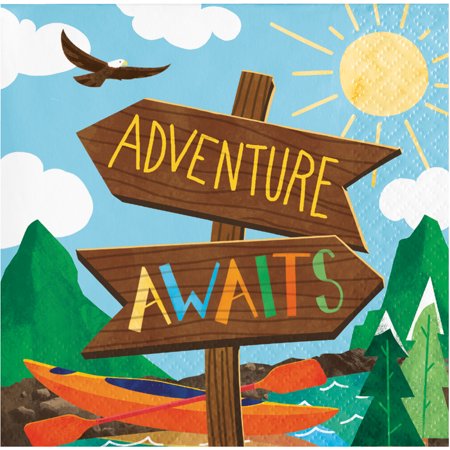Outdoor Adventure Awaits Beverage Napkins, 48 ct