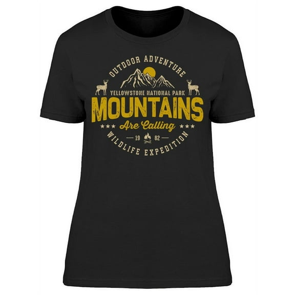 Outdoor Adventure Design T-Shirt Women -Image by Shutterstock, Female Large