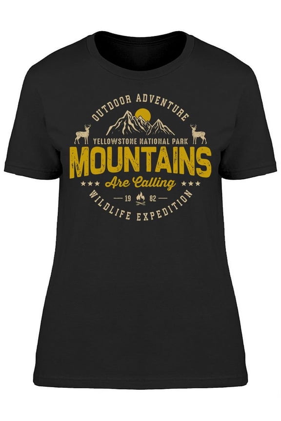 Outdoor Adventure Design T-Shirt Women -Image by Shutterstock, Female Large