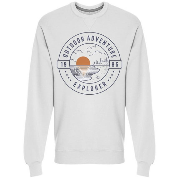 Outdoor Adventure Explorer Sweatshirt Men -Image by Shutterstock, Male 3X-Large