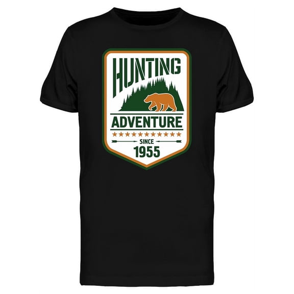 Outdoor Adventure Hunting T-Shirt Men -Image by Shutterstock, Male x-Large