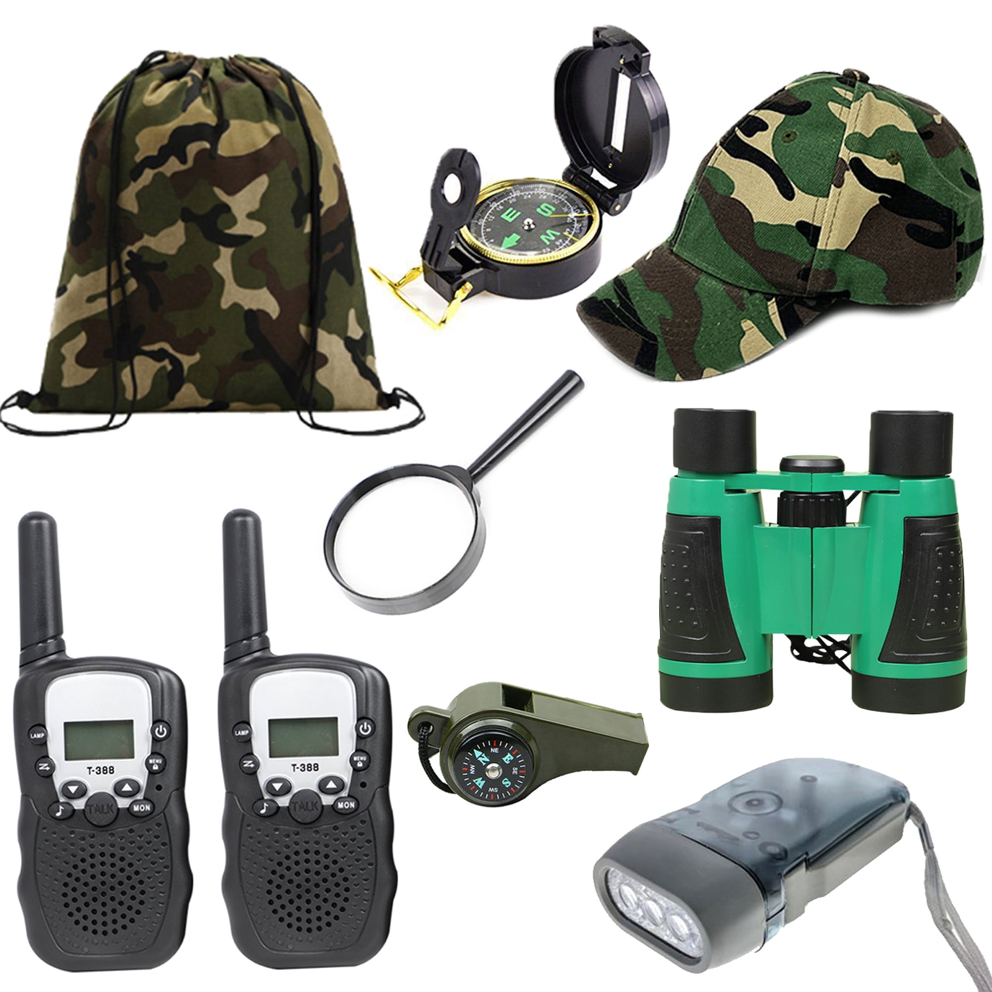 Outdoor Adventure Set for Kids - Camouflage Camping Exploration Toys ...