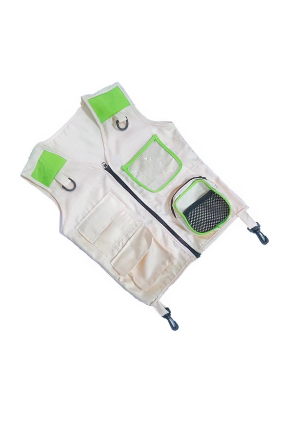 Outdoor Adventure Vest Top for Kid Girls Boy Explorers Vest Fishing Suit Adventure Costume Stage Performances Vest