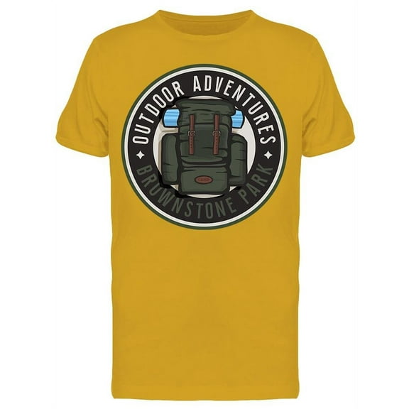 Outdoor Adventures Brownstone T-Shirt Men -Image by Shutterstock, Male x-Large