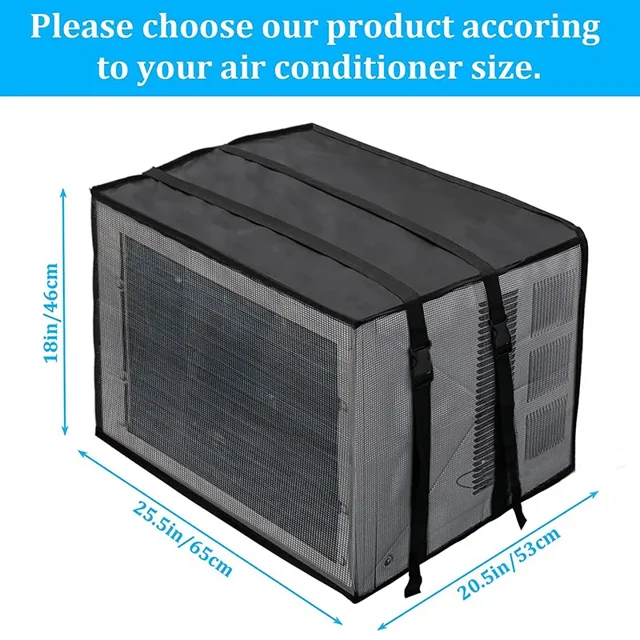 Outdoor Air Conditioner Cover Portable Home Air Conditioning External