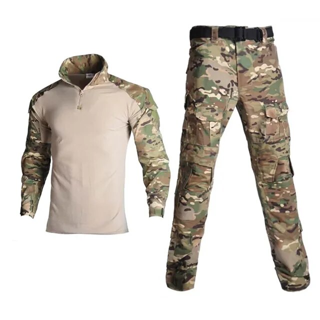 Outdoor Airsoft Paintball Clothing Military Uniform Camo Hunting Suit