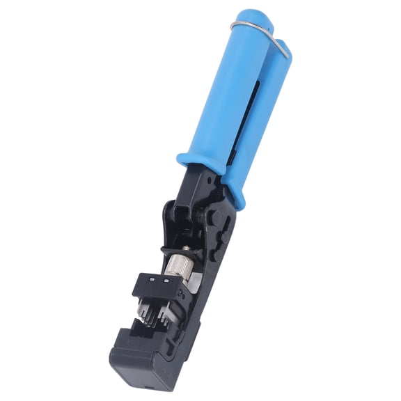 Outdoor Alloy Steel Network Cable Crimping Tool with Wire Cutter for Cat5 and Cat6, Flat Mouth Design