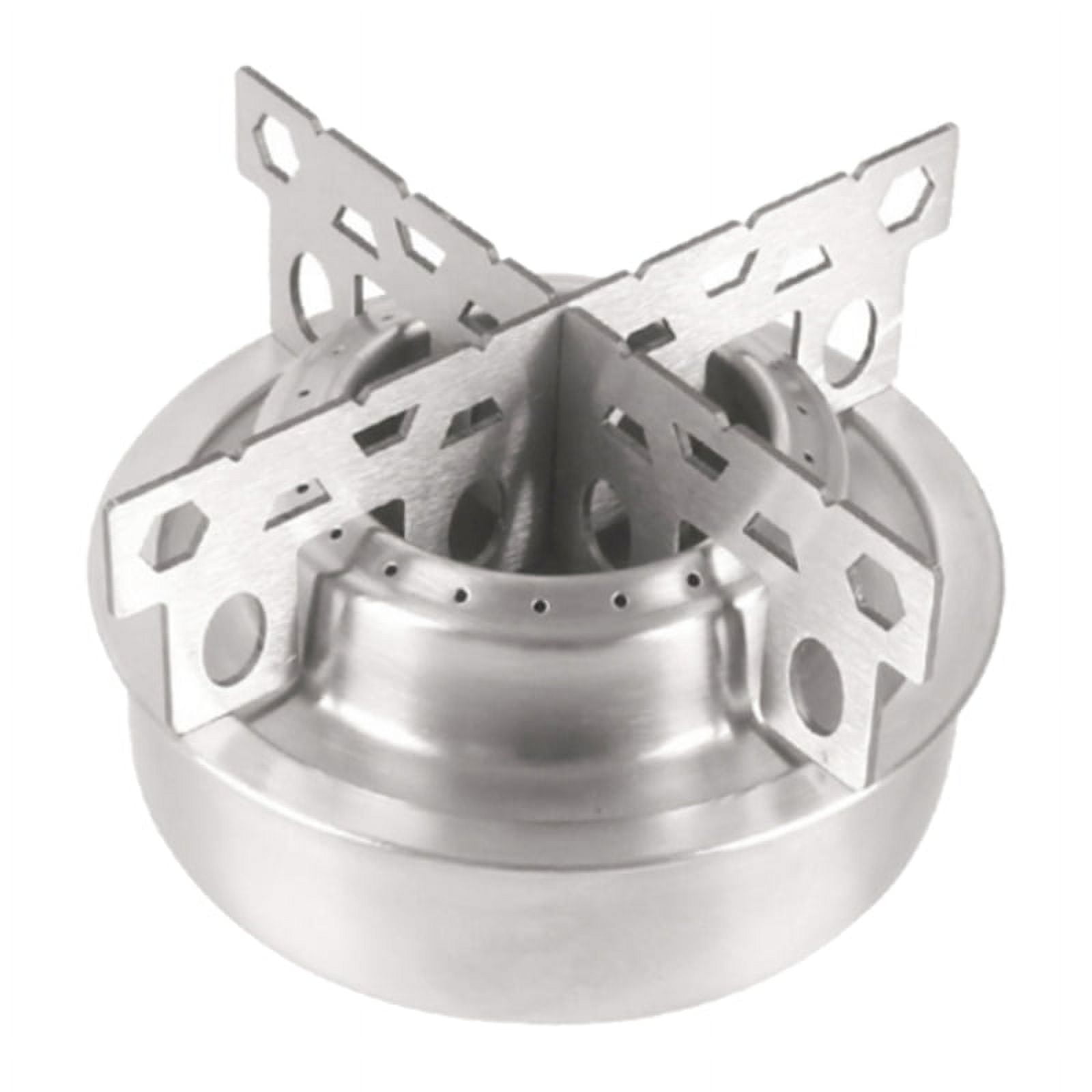 Outdoor Aluminum Alcohol Stove with Lid Fire Cover for Cross Stand Rack
