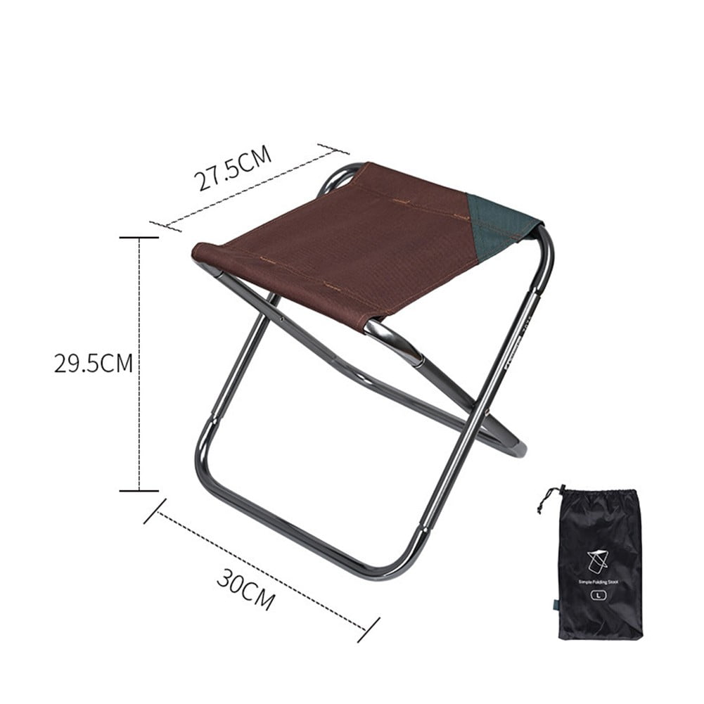 Outdoor Aluminum Alloy Folding Stool Portable Fishing Camping Stool