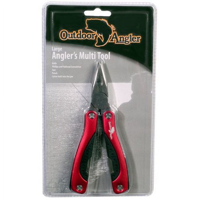 Outdoor Angler Large Multi Tool, Red