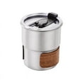 thumbnail image 1 of Outdoor Anti-Scalding Camping Cup 304 Stainless Steel Water Cup Portable High-Temperature Coffee Cup Silver, 1 of 10