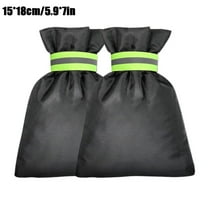 Outdoor Antifreeze Cover with Reflective Strips, Waterproof Insulated Spigot Cover, Reusable Hose Bib Covers, Winter Pipe Insulation Protector for Outside Garden Wall Taps