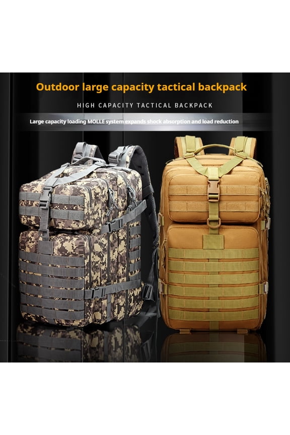 Outdoor Army Camouflage Special Combat Multi-functional Backpack,Army Green