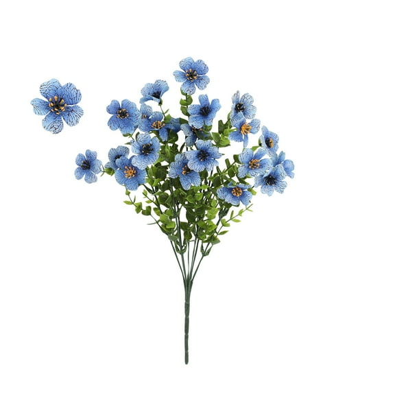 Outdoor Artificial Flowers For Indoor Outdoor Decoration, Uv Resistant No Fade Fake Flowers With Realistic Design, Perfect For Porch Window Box Garden Hanging Planter