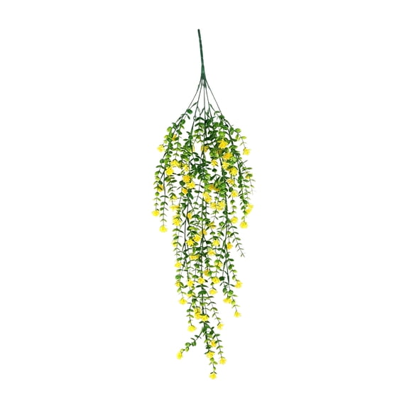 Outdoor Artificial Hanging Plants, Fall Fake Trailing Hanging Flowers Faux Draping Greenery for Party Wedding Decoration