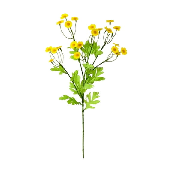 Outdoor Artificial Mums Fall Flowers UV Protected Weatherproof Sunset Mums Realistic Silk Flowers for Garden Patio Porch Yard Planters Home Decor All Season Use