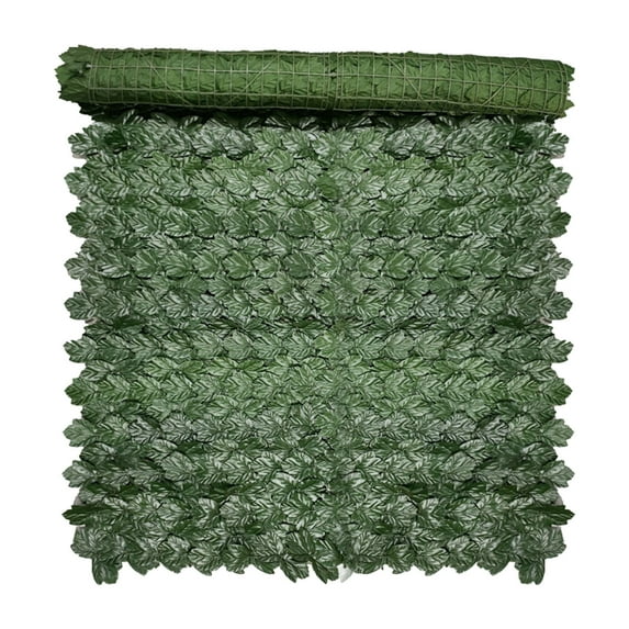 Outdoor Artificial Privacy Screen 19.68x19.68 Inch, Hedge Fence Panel with Realistic Green Leaves, Vine Wall Cover for Garden Patio Balcony Decoration, Durable Greenery Backdrop
