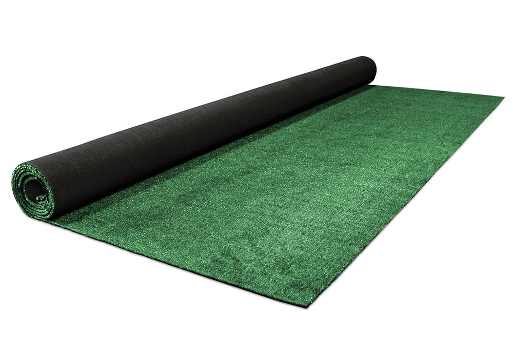 Garden Green 6' x 15' Outdoor Artificial Turf with Marine Backing