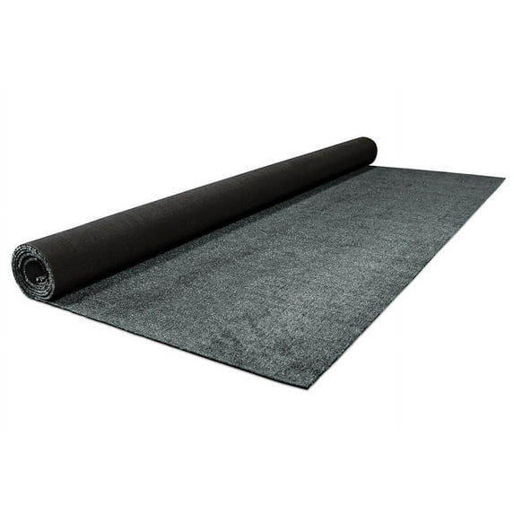 Outdoor Artificial Turf with Marine Backing – London Gray 6 Feet X 40 Feet – Spectrum Series .25 Inch Pile Height