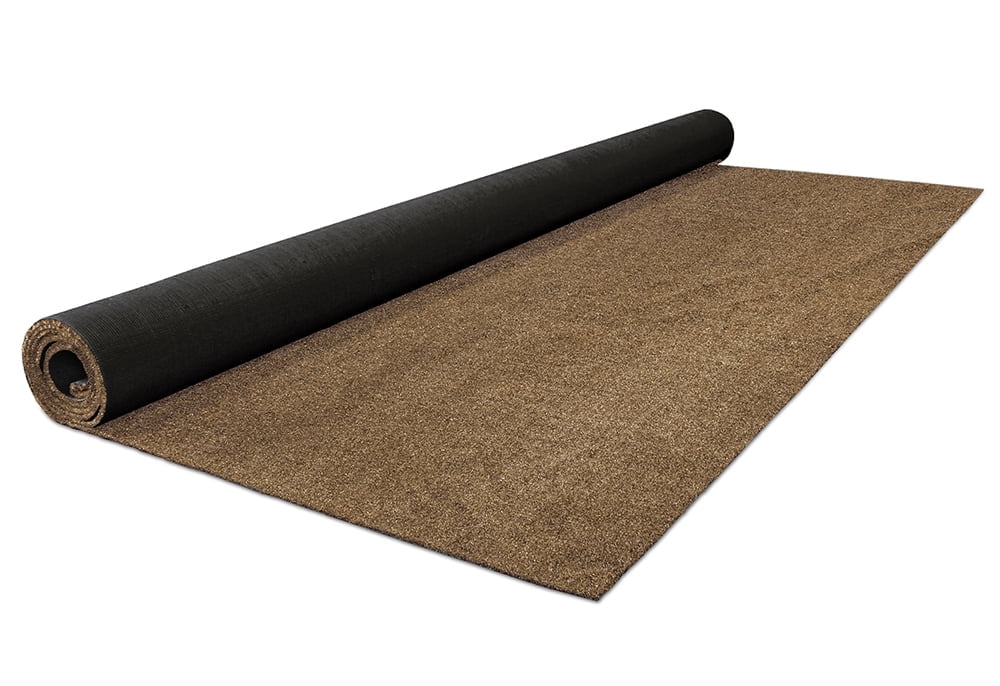 Woodland Brown 6' x 10' Outdoor Artificial Turf with Marine Backing