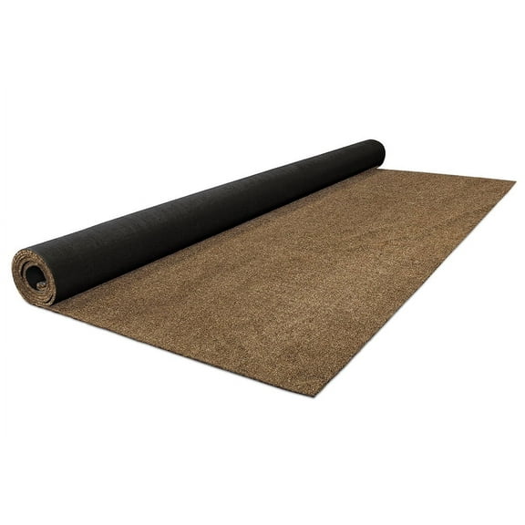 Outdoor Artificial Turf with Marine Backing – Woodland Brown 6 Feet X 10 Feet – Spectrum Series .25 Inch Pile Height
