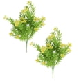 thumbnail image 1 of Outdoor Artificial Wildflower Bouquet, Realistic Artificial Flowers for Outdoors, Fake Flowers, Realistic Fake Flower Bunches for Balcony, Window Box & Home Ornament 2Pcs, 1 of 5